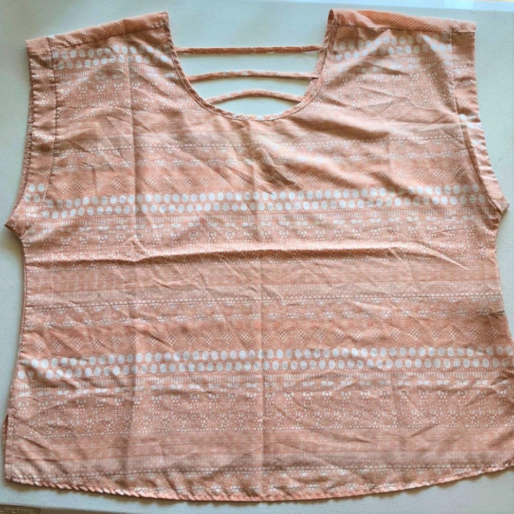 Forever 21 Plus Print Blouse SZ 2X
